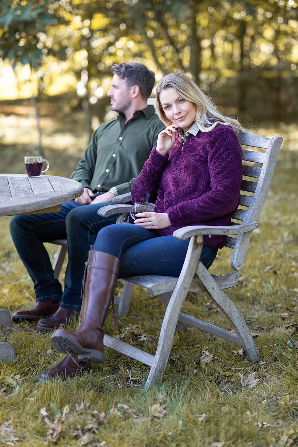 Fleece Jacket Deep purple - Image 5